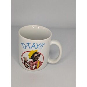 VTG Our Gang Buckwheat O-TAY Coffee Mug Little Rascals MGM 1965 White Ceramic